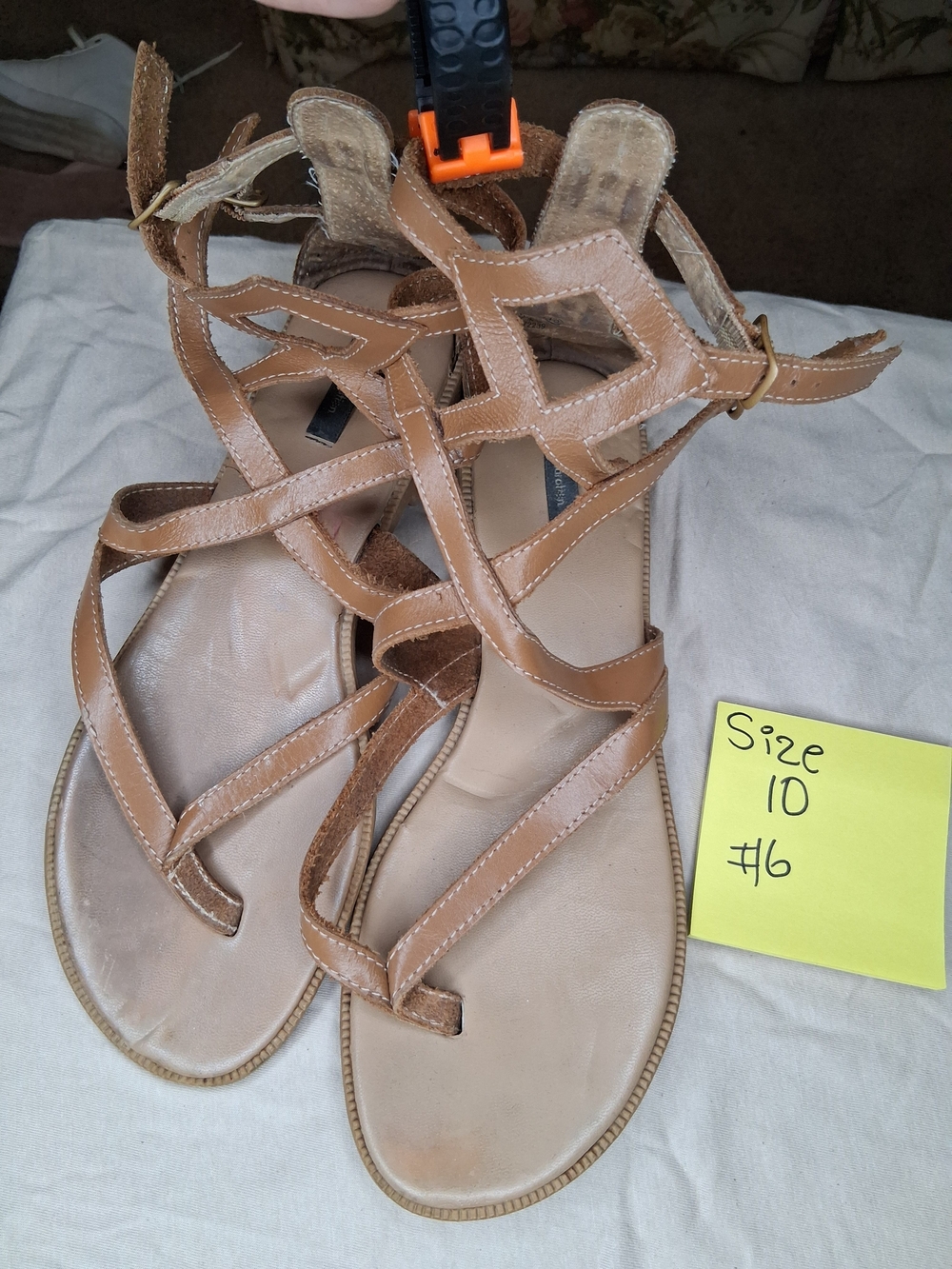 Others Follow Brown Strappy Gladiator Sandals